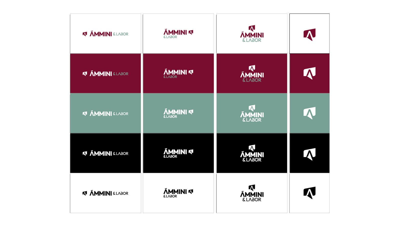 Aplicação da marca ÁMMNI & LABOR