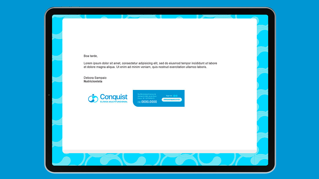 Assinatura de email