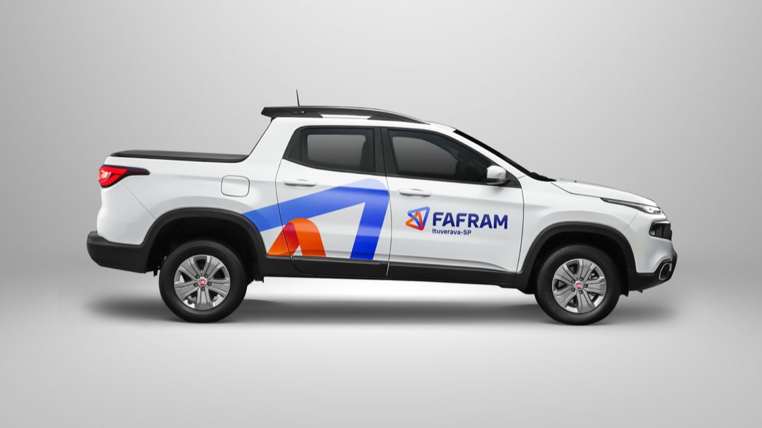 Aplicação da marca Fafram