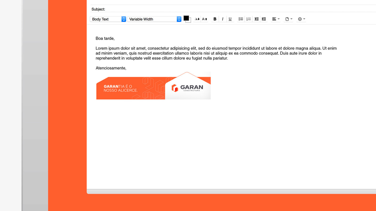 Assintura de email