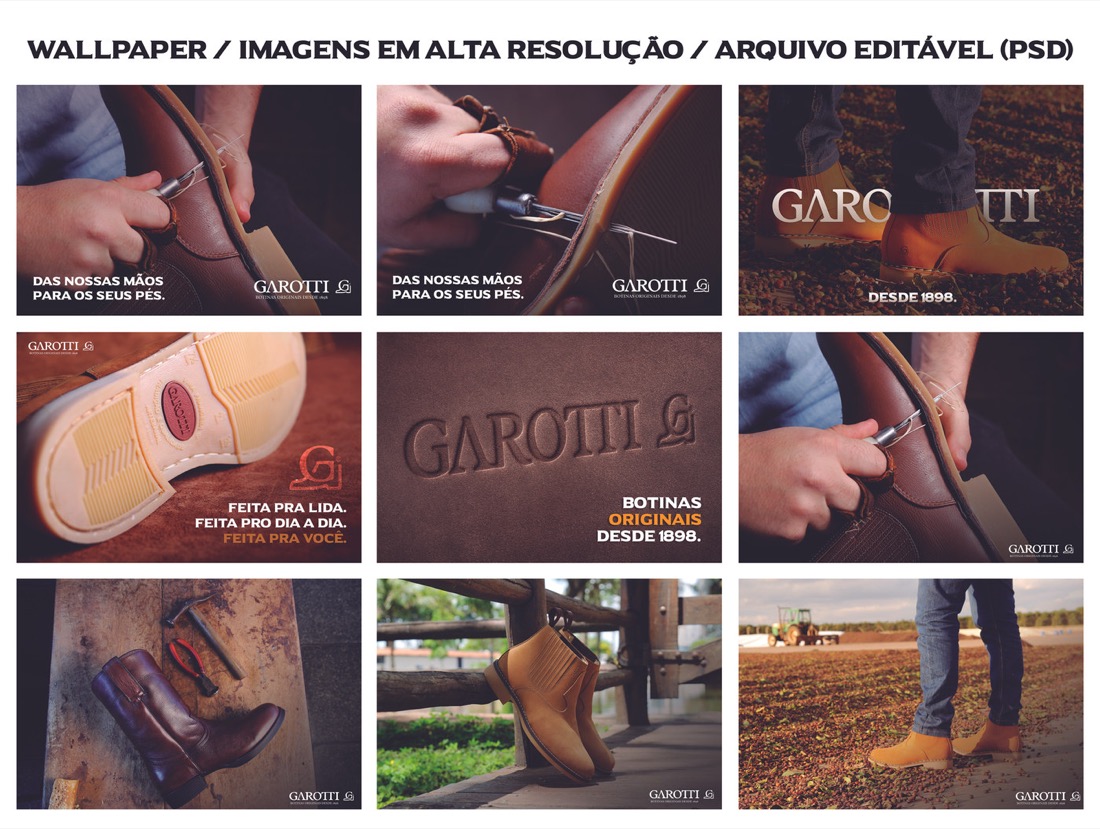 Aplicação da marca GAROTTI
