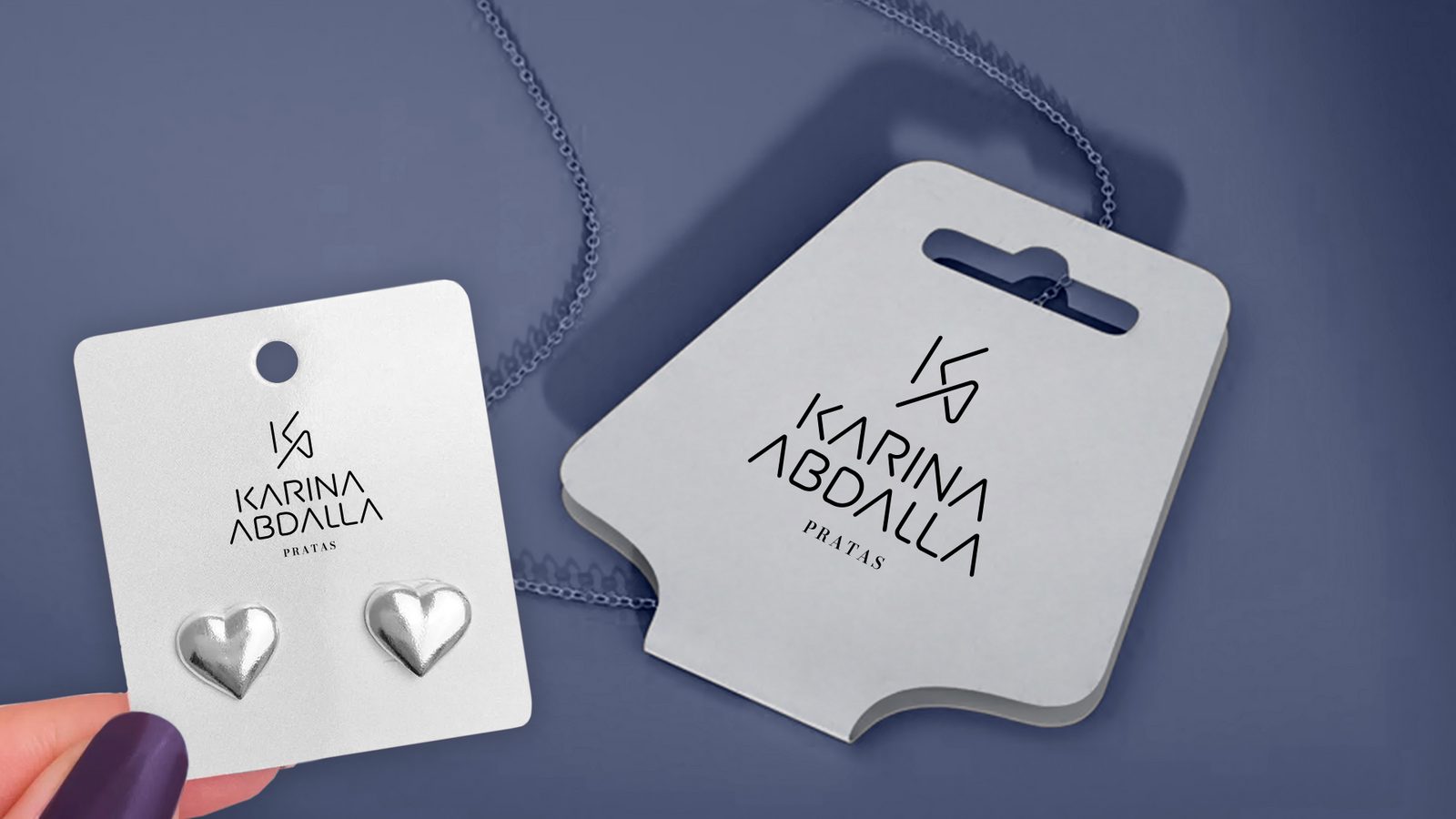 Aplicação da marca Karina Abdalla