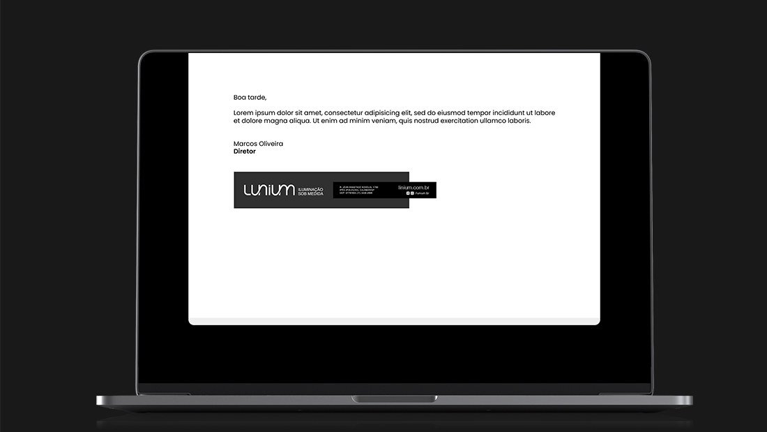 Assinatura de email