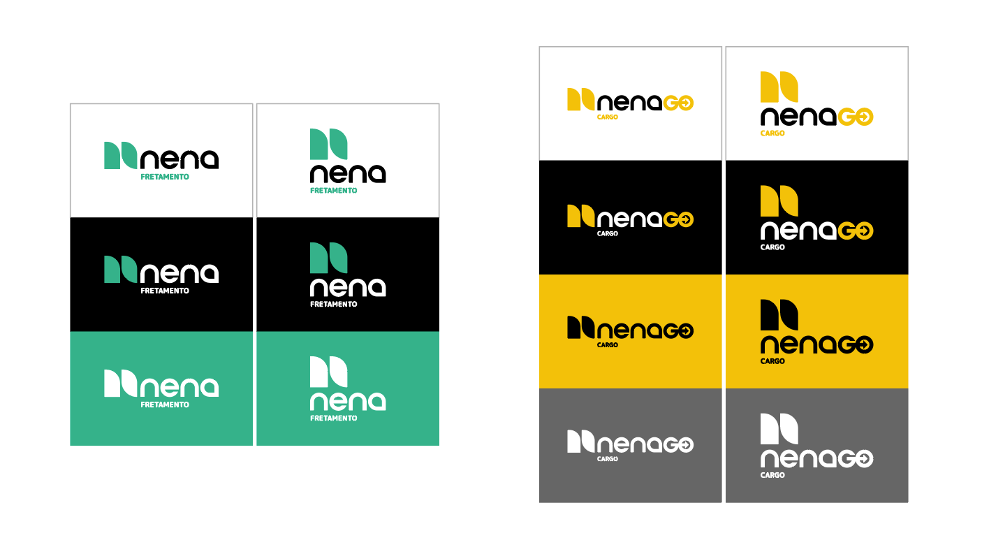Aplicação da marca NENA