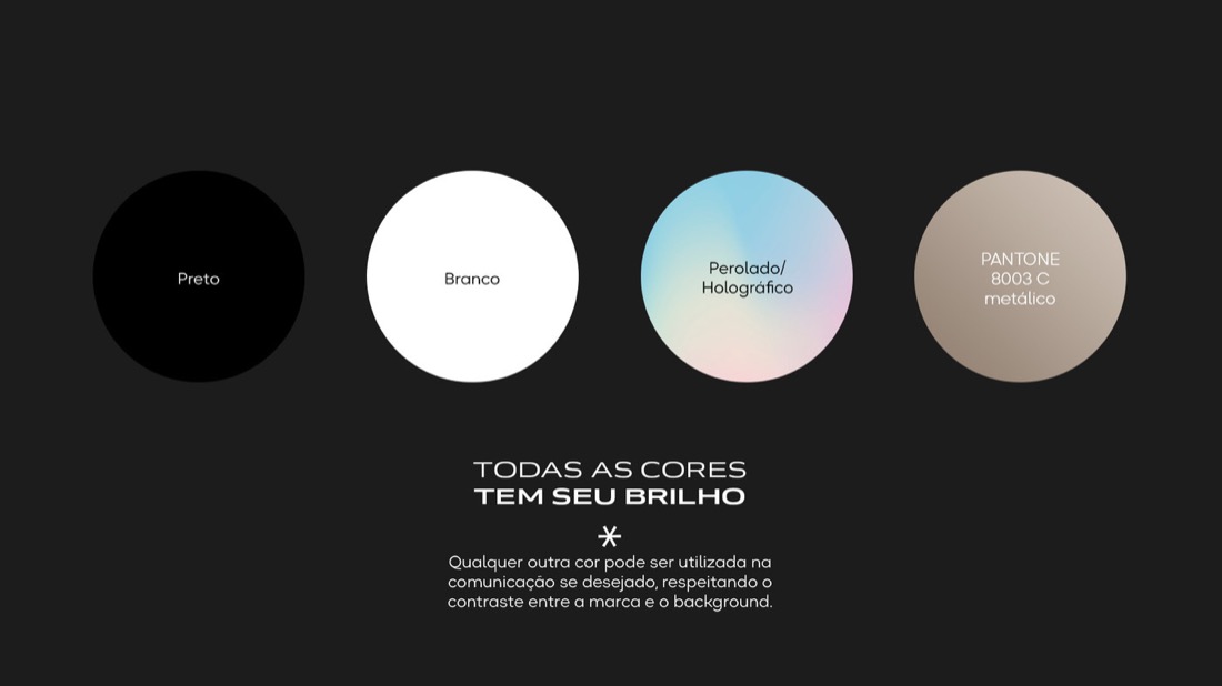 Aplicação da marca Perlatto