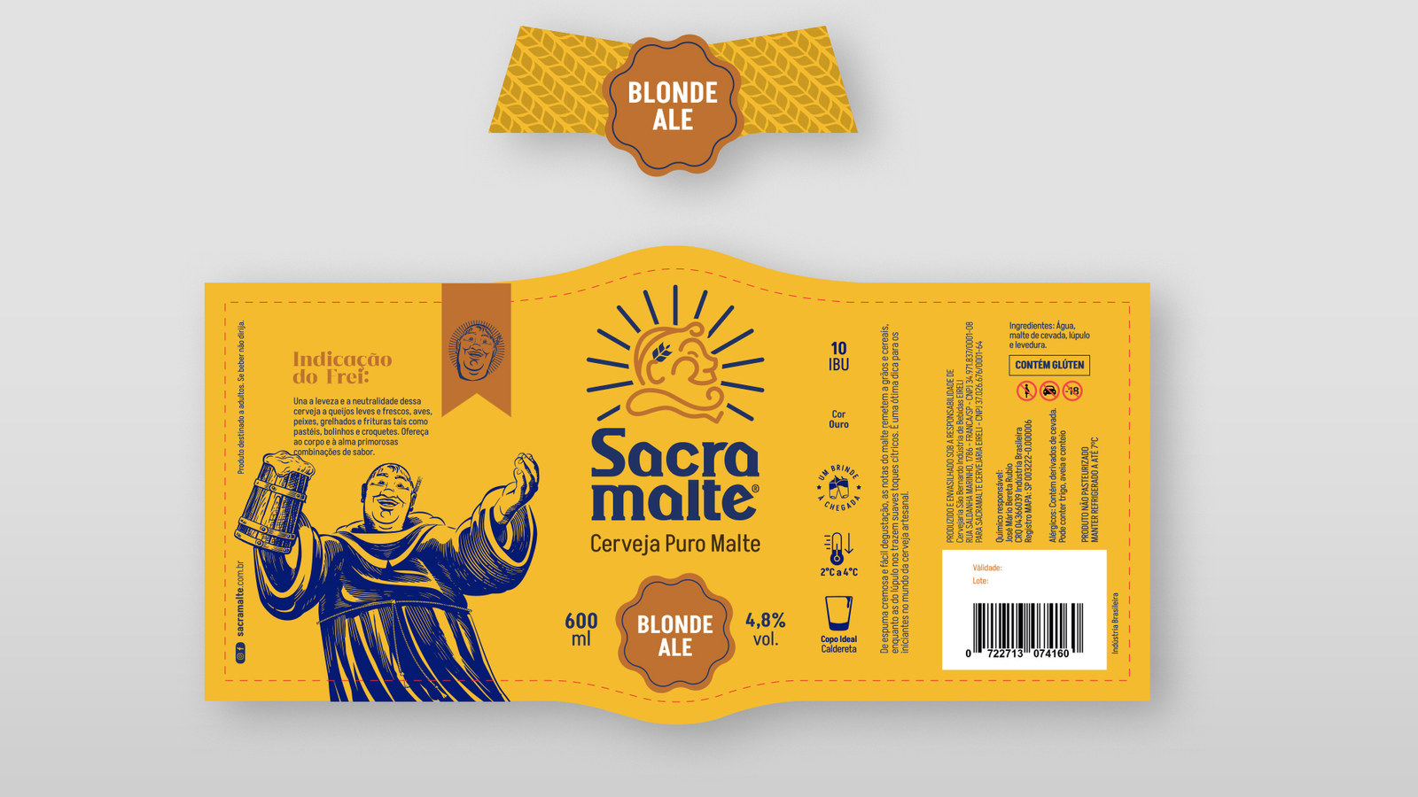 Rotulo blond ale