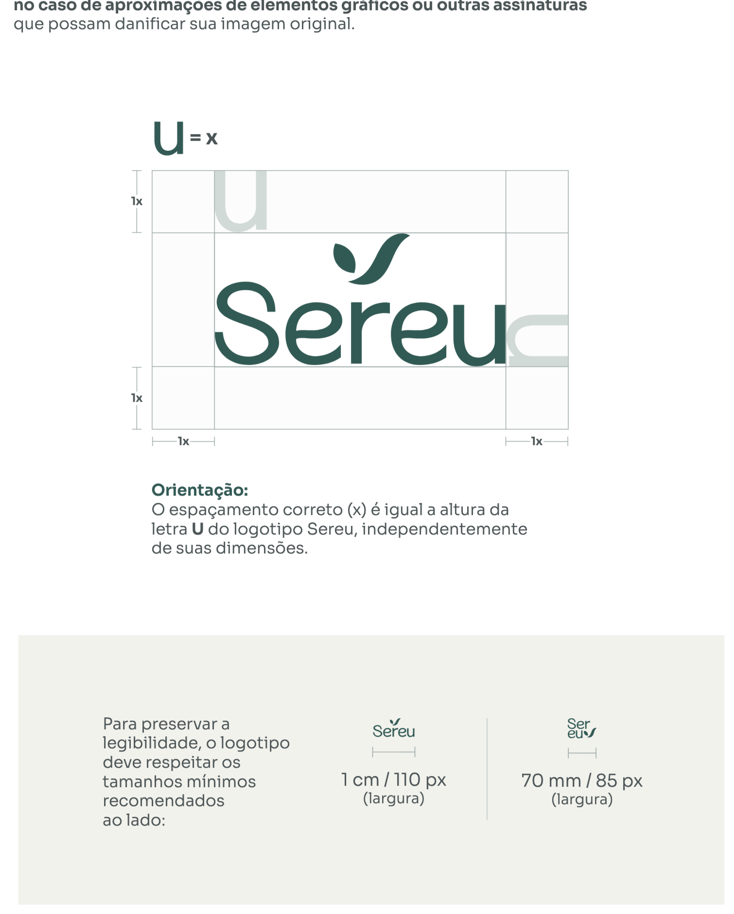 Área de proteção da marca Sereu