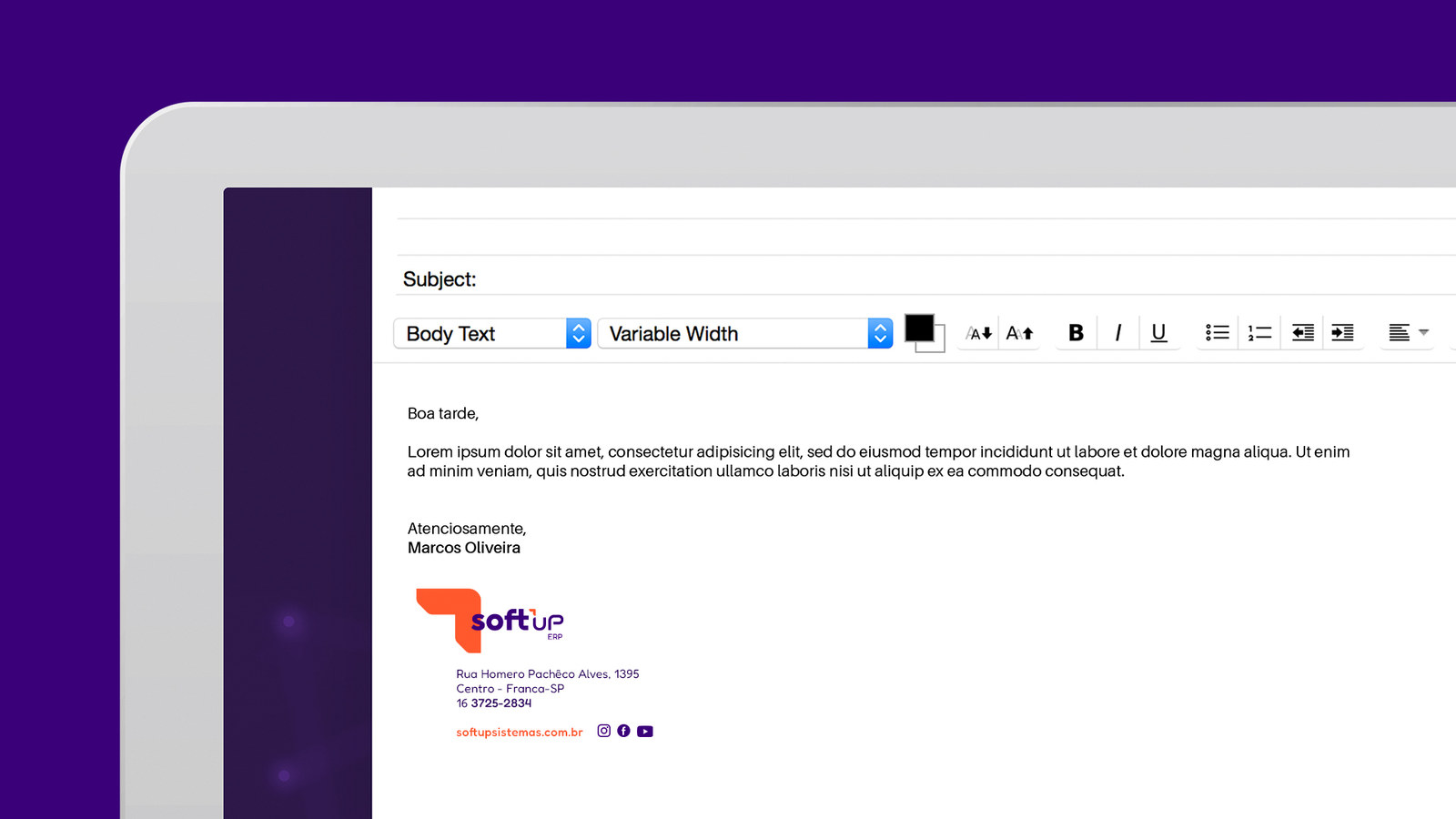 Assinatura email