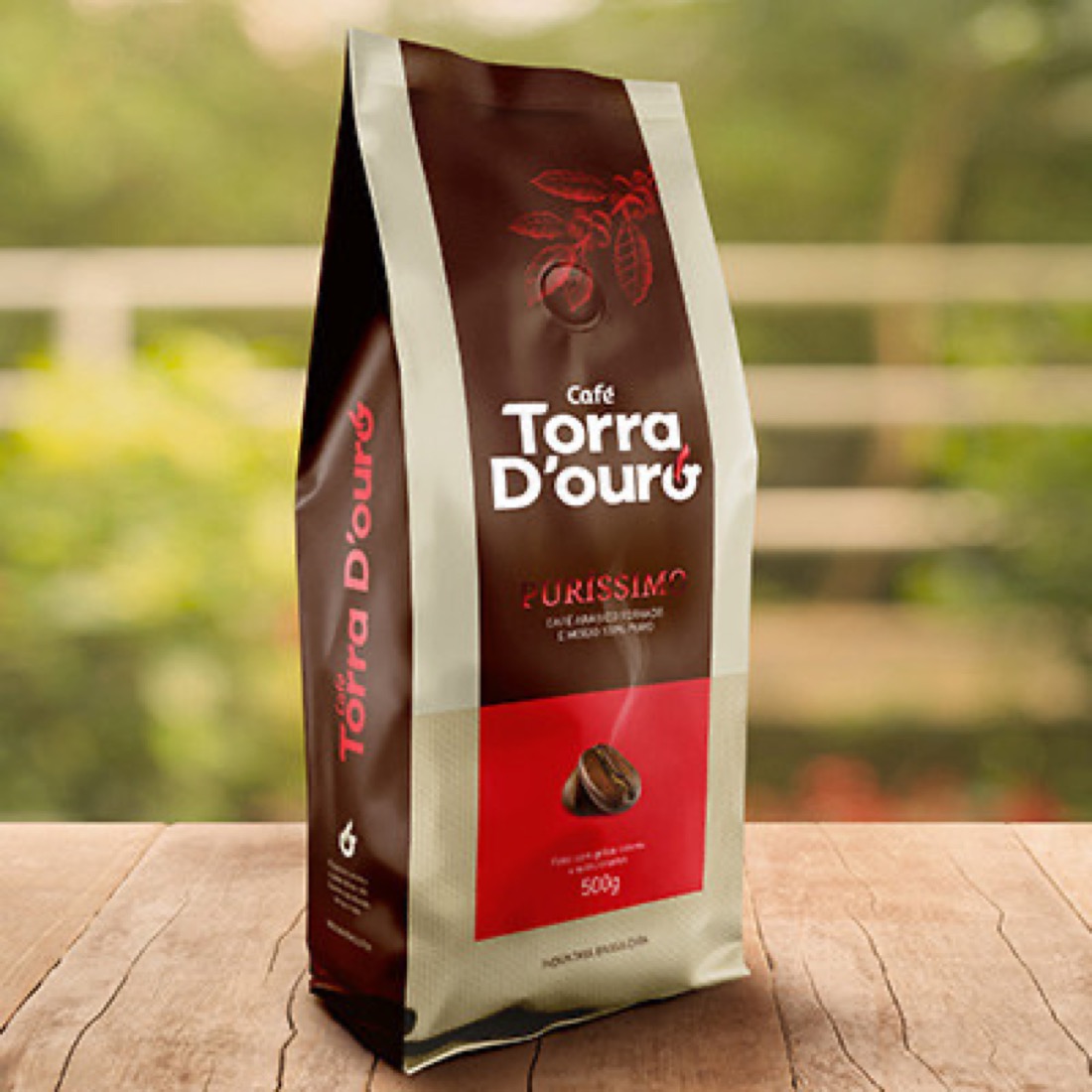 Aplicação da marca Café Torra D'ouro