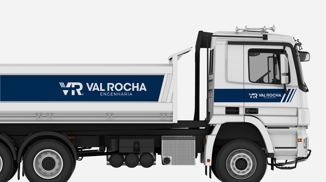 Aplicação da marca Val Rocha